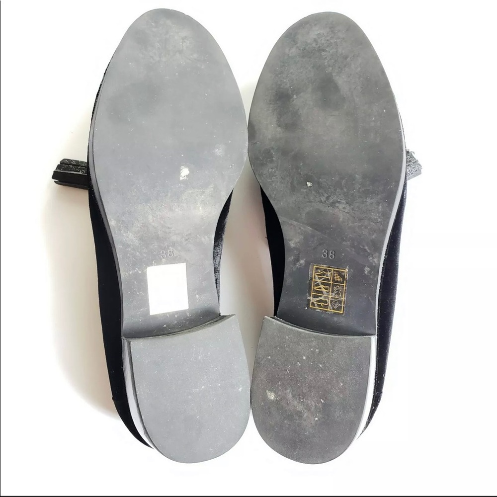 Jeffrey Campbell Black Velvet Loafer - Picture 6 of 6